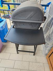 barbecue con fuoco