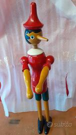 Pinocchio vintage in legno 