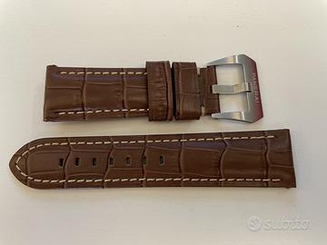Per PANERAI New CINTURINO Alligatore FIBBIA Pre-V