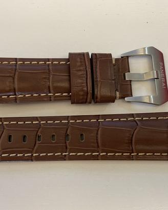 Per PANERAI New CINTURINO Alligatore FIBBIA Pre-V