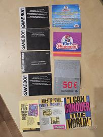 Inserti Nintendo Game Boy