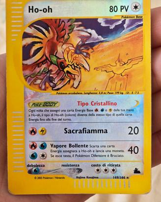 Ho-oh Skyridge Reverse Holo (ITA) Pokemon