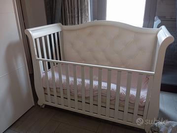 culla in legno e Swarovski 