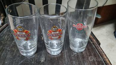 K1982NN-Bicchieri Peroni e Henninger