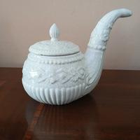 Antico porta tabacco maiolica