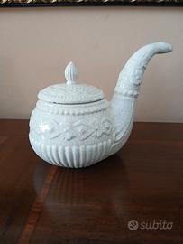 Antico porta tabacco maiolica