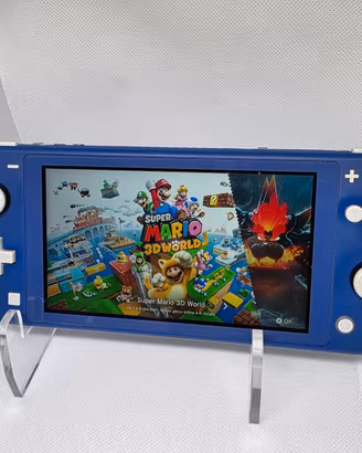 Nintendo Switch Lite Blu + Super Mario 3D World