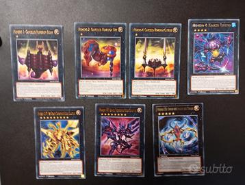 lotto carte di Yu-Gi-Oh numero 
