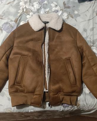 Giacchetto bomber uomo in pelle come Nuovo 