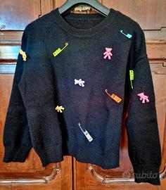 maglione orsetti taglia unica