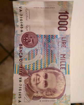 banconota mille lire 