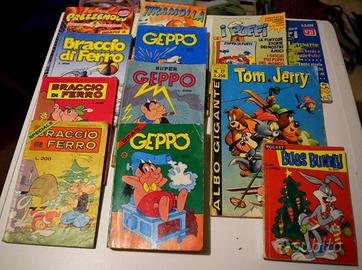 12 fumetti vari (Geppo, Braccio Ferro ecc.)