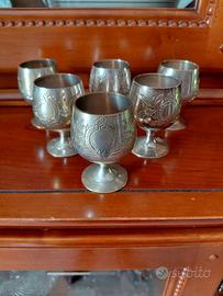 Bicchieri in silver antichi