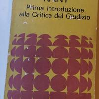 Kant -Prima introduzione alla critica del giudizio