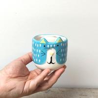 Portavaso Magnetizzato a Forma di Gatto - 6 cm