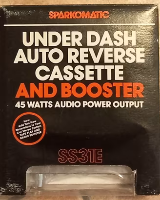 Lettore cassette auto vintage Sparkomatic SS31E