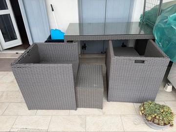 set completo esterno per giardino/terrazzo