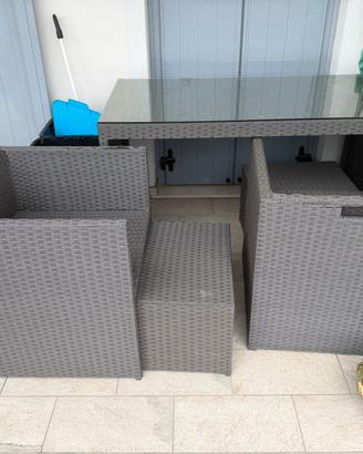 set completo esterno per giardino/terrazzo