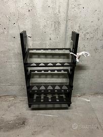 Portabottiglie in ferro battuto