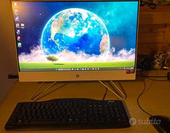 HP All-in-One 24" Ryzen 5 16GB RAM +tastiera/mouse