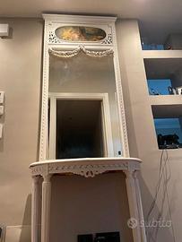 Antica consolle e tavolino stile Luigi XVI