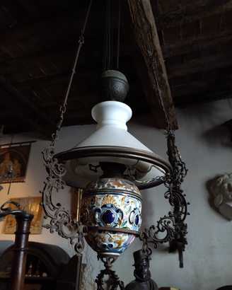 Lampada a petrolio, Lumiera, Ceramiche di Imola