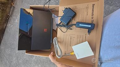 modem TIM HUB+ con ONT per fibra ottica