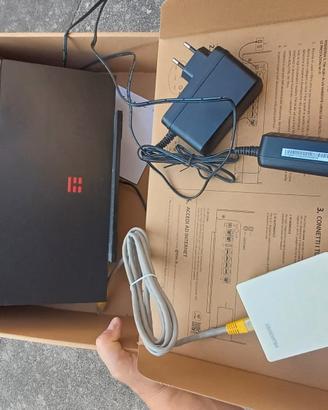 modem TIM HUB+ con ONT per fibra ottica