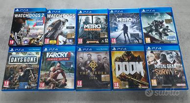 Giochi PS4 originali – singoli o lotto