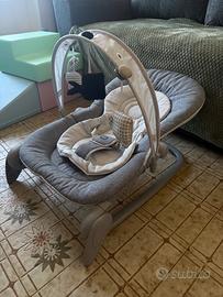 Chicco Hooplà sdraietta neonato grigio chiaro 0-18