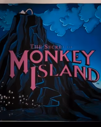Tappetino mouse PC gaming Monkey Island