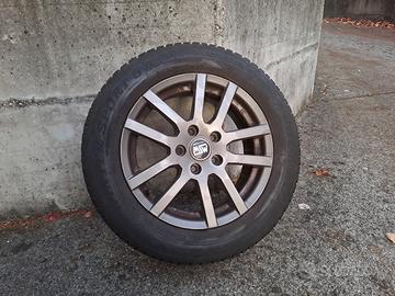 4 Cerchioni R16 + gomme invernali Dunlop 80%