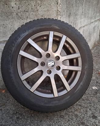 4 Cerchioni R16 + gomme invernali Dunlop 80%