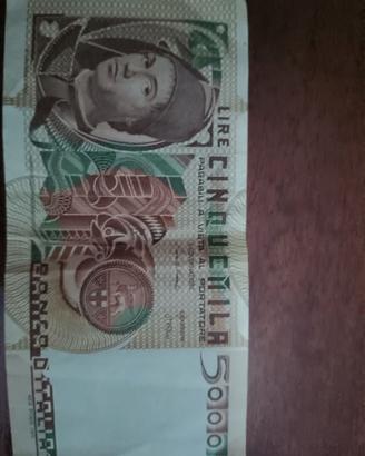 Banconota da 5000 lire