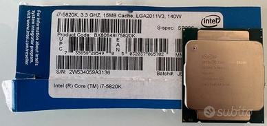 Intel Core i7-5820K + Cooler Master Hyper T4