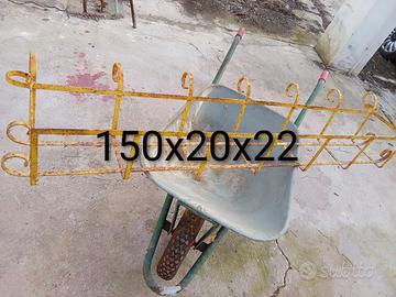 porta vasi in ferro battuto 