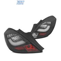 FANALI A LED BAR PER OPEL CORSA D 3P 06-14 NERI