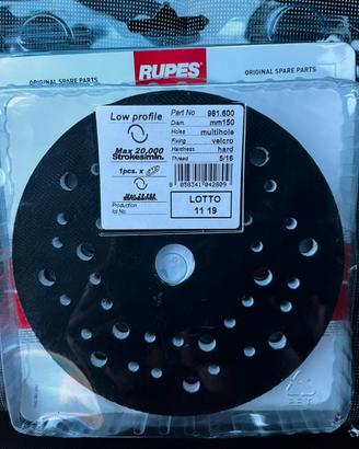 Platorello RUPES 981.600 150mm Multihole