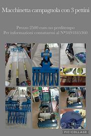 Abbacchiatore campagnola con 3 pettini