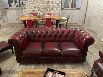 Divano Chesterfield Metropolitan 3 posti - Vintage