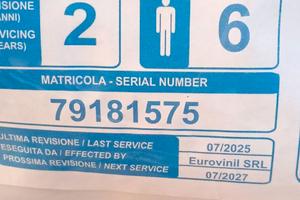 Zattera affit. entro 12 miglia