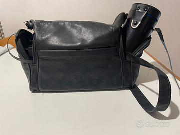 Borsa tracolla pelle per macchina fotografica