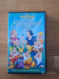 Cassetta VHS Disney Biancaneve e i sette nani