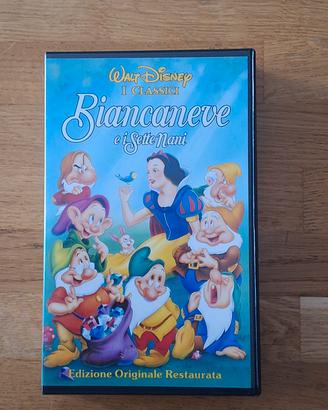 Cassetta VHS Disney Biancaneve e i sette nani