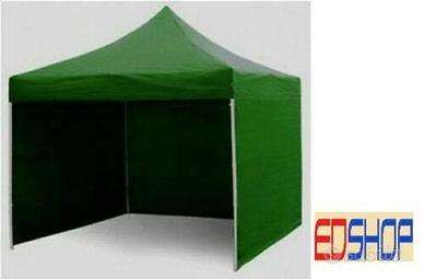 Set 3 pareti laterali singole 3x3 verdi per gazebo