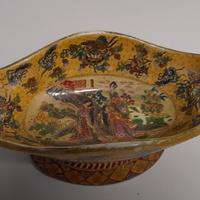 Centrotavola in porcellana Royal Satsuma