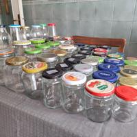 50 barattoli di vetro