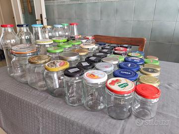 50 barattoli di vetro