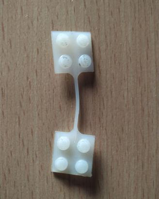 LEGO gancio traino bianco trasparente