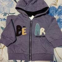 felpa cotone Blukids neonato 9/12 cm 74